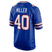 Men's Buffalo Bills Von Miller Number 40 Nike Royal Game Jersey