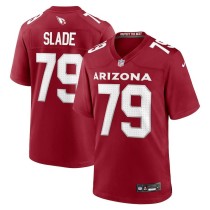 Men's Arizona Cardinals Jacob Slade Number 79 Nike Cardinal Game Jersey