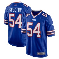 Men's Buffalo Bills Baylon Spector Number 54 Nike Royal Game Jersey