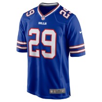 Men's Buffalo Bills Dee Delaney Number 29 Nike Royal Game Jersey