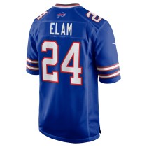 Men's Buffalo Bills Kaiir Elam Number 24 Nike Royal Player Game Jersey