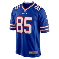 Men's Buffalo Bills Quintin Morris Number 85 Nike Royal Game Player Jersey