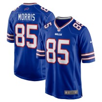 Men's Buffalo Bills Quintin Morris Number 85 Nike Royal Game Player Jersey