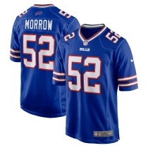 Men's Buffalo Bills Nicholas Morrow Number 52 Nike Royal Game Jersey