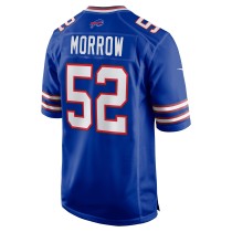 Men's Buffalo Bills Nicholas Morrow Number 52 Nike Royal Game Jersey