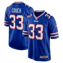 Men's Buffalo Bills Te'Cory Couch Number 33 Nike Royal Game Jersey