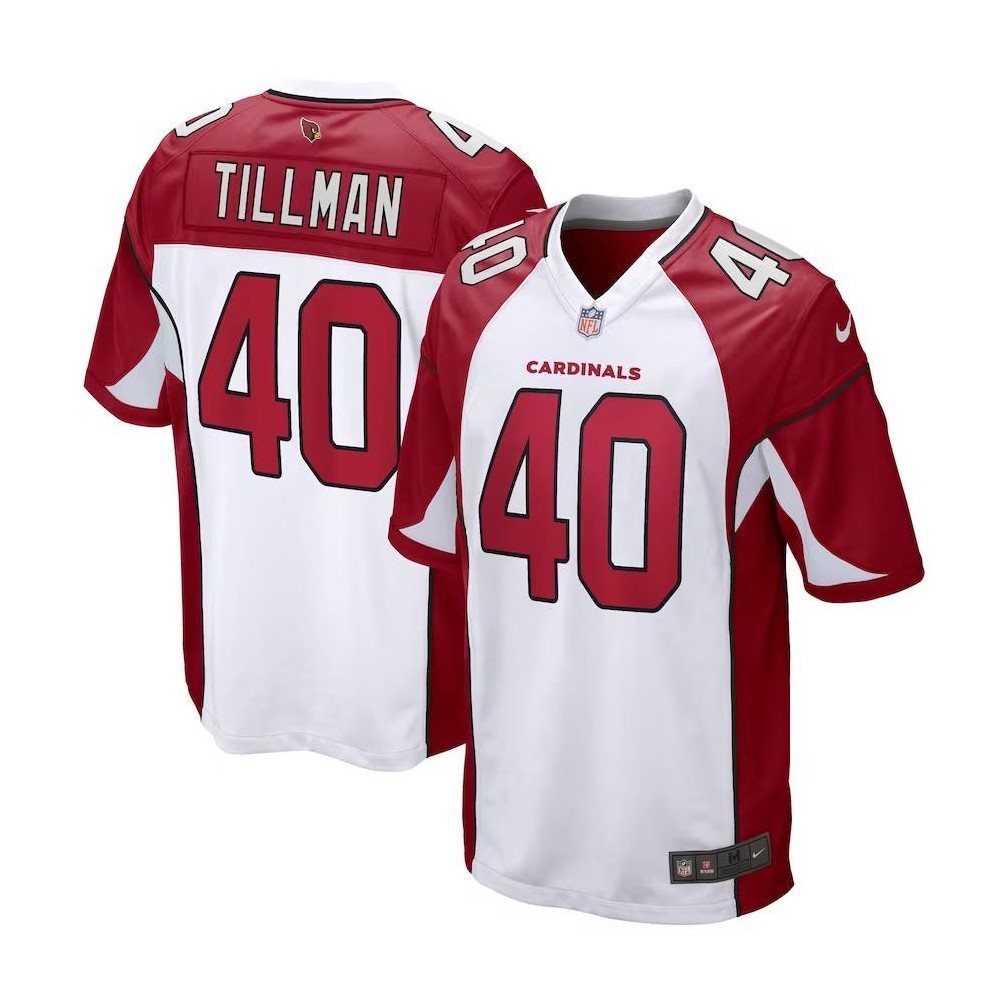 Men's Arizona Cardinals Pat Tillman Number 40 Nike White Retired Player Game Jersey