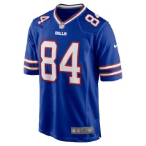 Men's Buffalo Bills Zach Davidson Number 84 Nike Royal Game Player Jersey