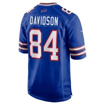 Men's Buffalo Bills Zach Davidson Number 84 Nike Royal Game Player Jersey