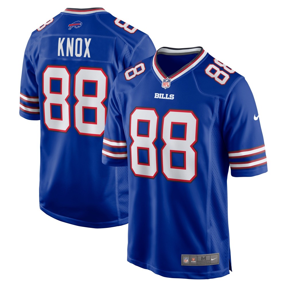 Men's Buffalo Bills Dawson Knox Number 88 Nike Royal Game Player Jersey