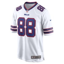 Men's Buffalo Bills Dawson Knox Number 88 Nike White Away Game Player Jersey