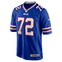 Men's Buffalo Bills Tommy Doyle Number 72 Nike Royal Game Player Jersey