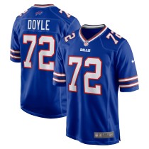 Men's Buffalo Bills Tommy Doyle Number 72 Nike Royal Game Player Jersey