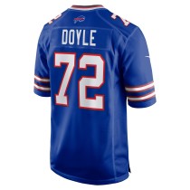 Men's Buffalo Bills Tommy Doyle Number 72 Nike Royal Game Player Jersey