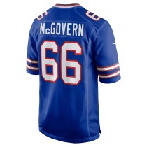 Men's Buffalo Bills Connor McGovern Number 66 Nike Royal Game Player Jersey