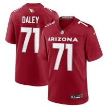 Men's Arizona Cardinals Dennis Daley Number 71 Nike Cardinal Game Player Jersey