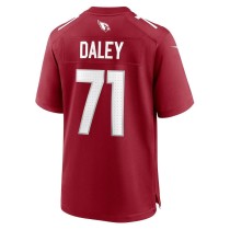 Men's Arizona Cardinals Dennis Daley Number 71 Nike Cardinal Game Player Jersey