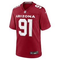 Men's Arizona Cardinals L.J. Collier Number 91 Nike Cardinal Game Player Jersey