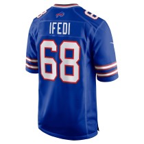 Men's Buffalo Bills Germain Ifedi Number 68 Nike Royal Team Game Jersey