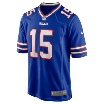 Men's Buffalo Bills Marcell Ateman Number 15 Nike Royal Team Game Jersey