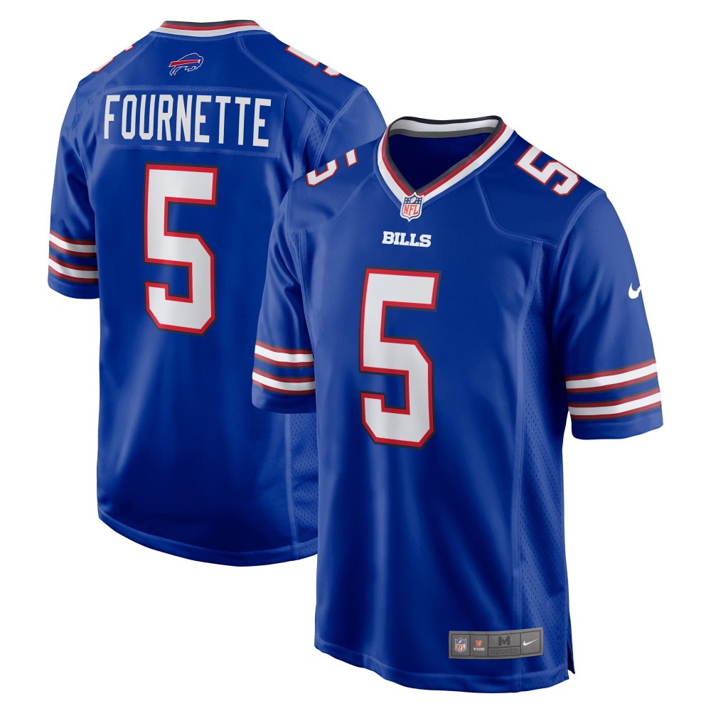 Men's Buffalo Bills Leonard Fournette Number 5 Nike Royal Game Jersey