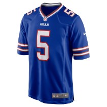 Men's Buffalo Bills Leonard Fournette Number 5 Nike Royal Game Jersey