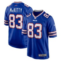 Men's Buffalo Bills Tre McKitty Number 83 Nike Royal Team Game Jersey