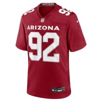 Men's Arizona Cardinals Kevin Strong Number 92 Nike Cardinal Game Player Jersey