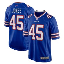 Men's Buffalo Bills Deion Jones Number 45 Nike Royal Game Jersey