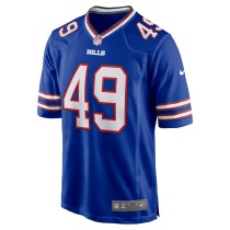 Men's Buffalo Bills Shayne Simon Number 49 Nike Royal Game Jersey