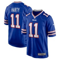 Men's Buffalo Bills Deonte Harty Number 11 Nike Royal Game Jersey