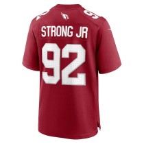 Men's Arizona Cardinals Kevin Strong Number 92 Nike Cardinal Game Player Jersey