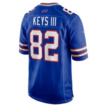 Men's Buffalo Bills Lawrence Keys III Number 82 Nike Royal Game Jersey