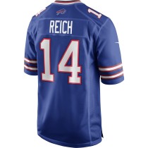 Men's Buffalo Bills Frank Reich Number 14 Nike Royal Game Retired Player Jersey