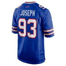 Men's Buffalo Bills Linval Joseph Number 93 Nike Royal Game Jersey