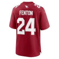 Men's Arizona Cardinals Rashad Fenton Number 24 Nike Cardinal Game Player Jersey