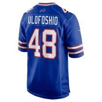 Men's Buffalo Bills Edefuan Ulofoshio Number 48 Nike Royal Game Jersey