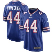 Men's Buffalo Bills Tyler Matakevich Number 44 Nike Royal Game Player Jersey