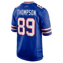 Men's Buffalo Bills Bryan Thompson Number 89 Nike Royal Team Game Jersey