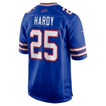 Men's Buffalo Bills Daequan Hardy Number 25 Nike Royal Game Jersey