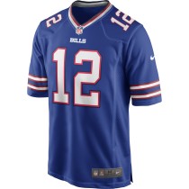 Men's Buffalo Bills Joe Ferguson Number 12 Nike Royal Game Retired Player Jersey