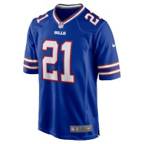 Men's Buffalo Bills Mike Edwards Number 21 Nike Royal Game Jersey