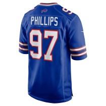 Men's Buffalo Bills Jordan Phillips Number 97 Nike Royal Game Jersey