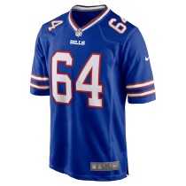 Men's Buffalo Bills O'Cyrus Torrence Number 64 Nike Royal Home Game Jersey