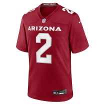 Men's Arizona Cardinals Marquise Brown Number 2 Nike Cardinal Home Game Jersey