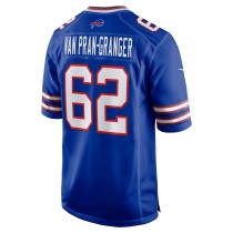 Men's Buffalo Bills Sedrick Van Pran-Granger Number 62 Nike Royal Game Jersey