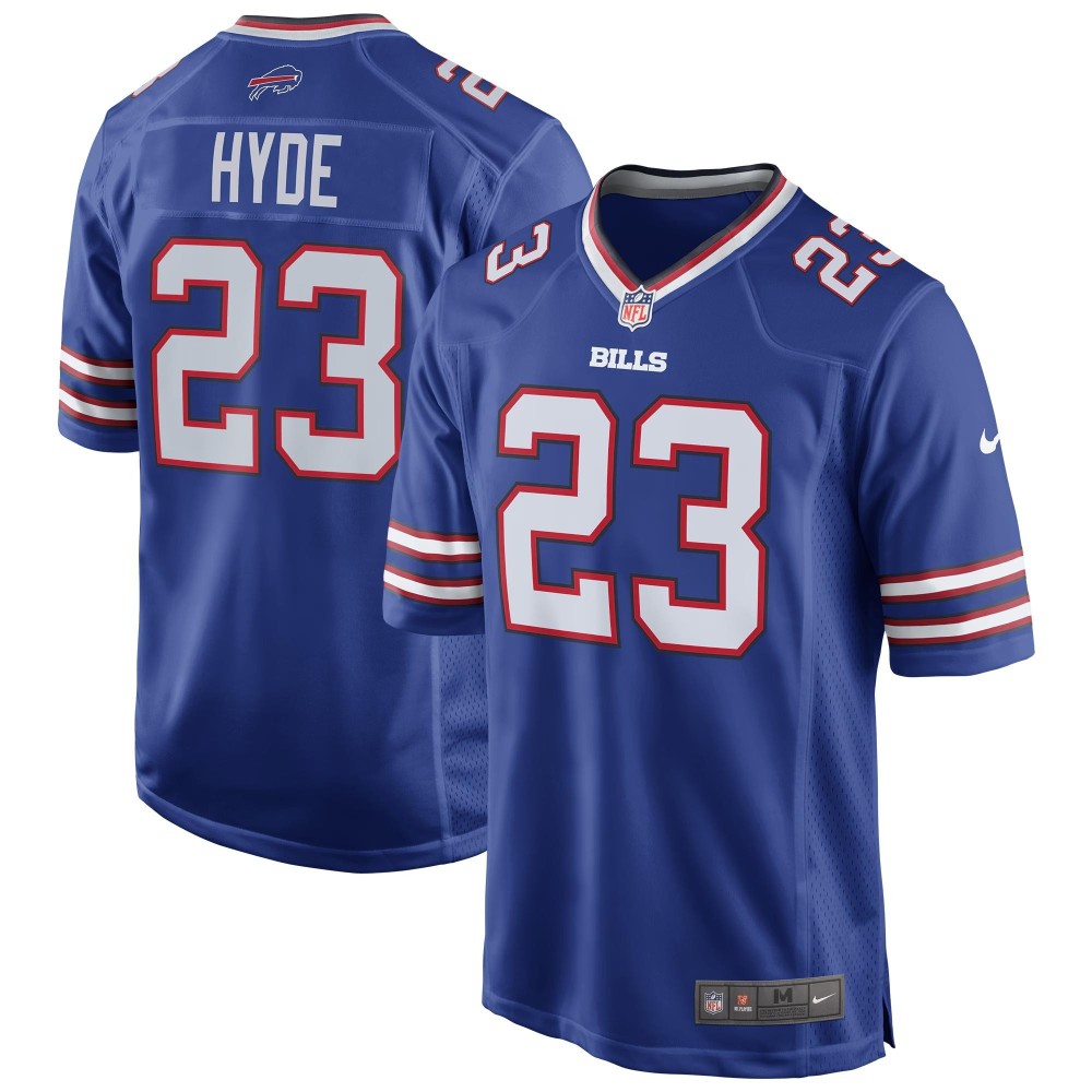 Men's Buffalo Bills Micah Hyde Number 23 Nike Royal Game Player Jersey