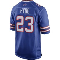 Men's Buffalo Bills Micah Hyde Number 23 Nike Royal Game Player Jersey