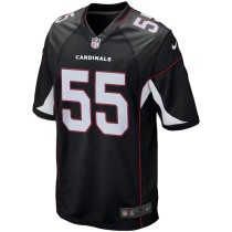 Men's Arizona Cardinals Chandler Jones Number 55 Nike Black Game Jersey