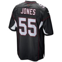 Men's Arizona Cardinals Chandler Jones Number 55 Nike Black Game Jersey